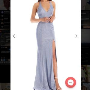 Blue prom dress